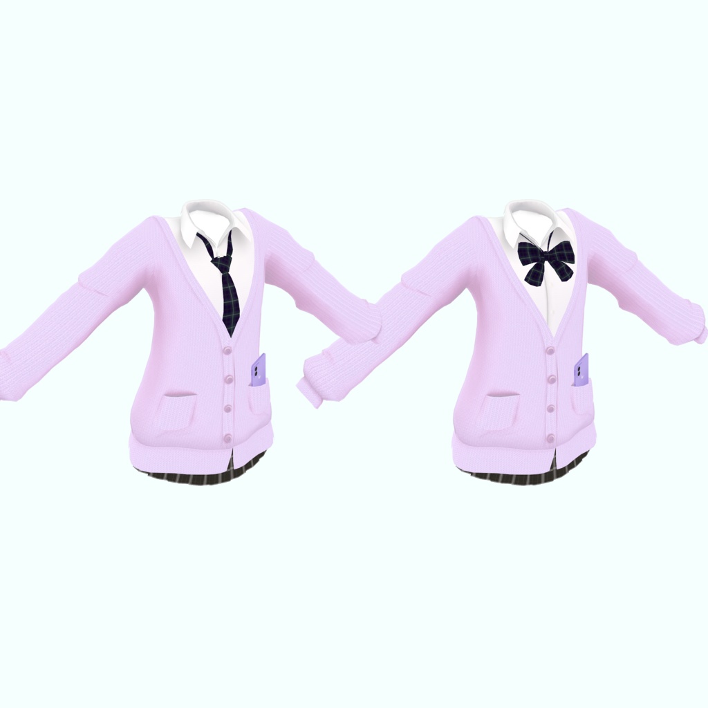 【無料】シンプルカーディガン制服【フォーテ用】