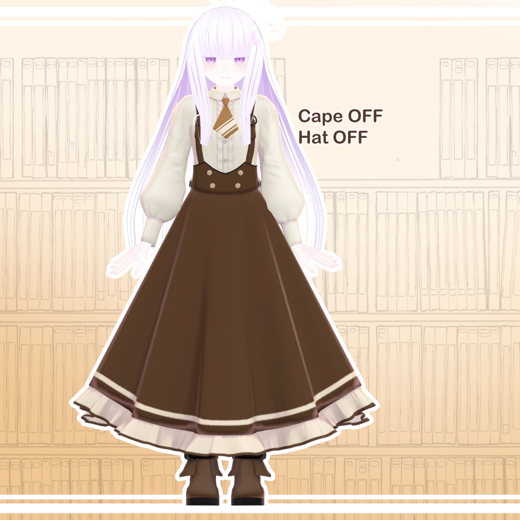 【無料】探偵服【VRC想定衣装】
