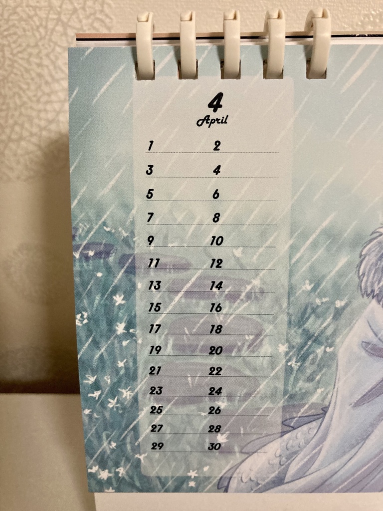 2024曦瑶カレンダー「イラスト13枚」(匿名配送)