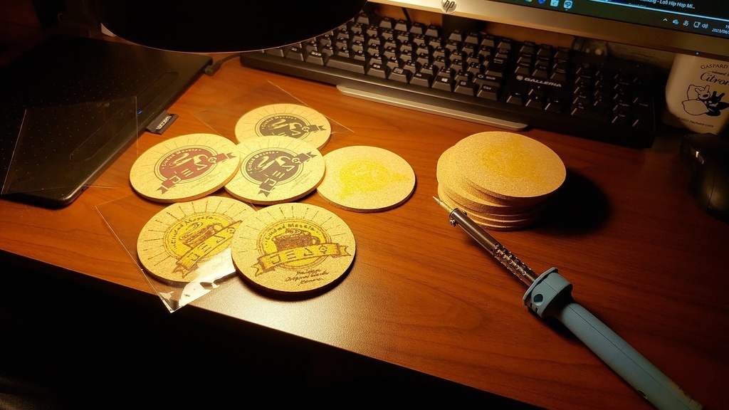 記念コルクコースター