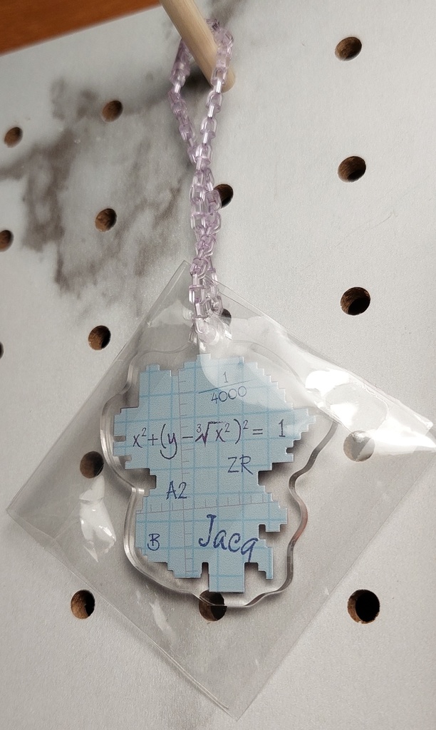 連れ歩き 両面アクリルキーホルダー