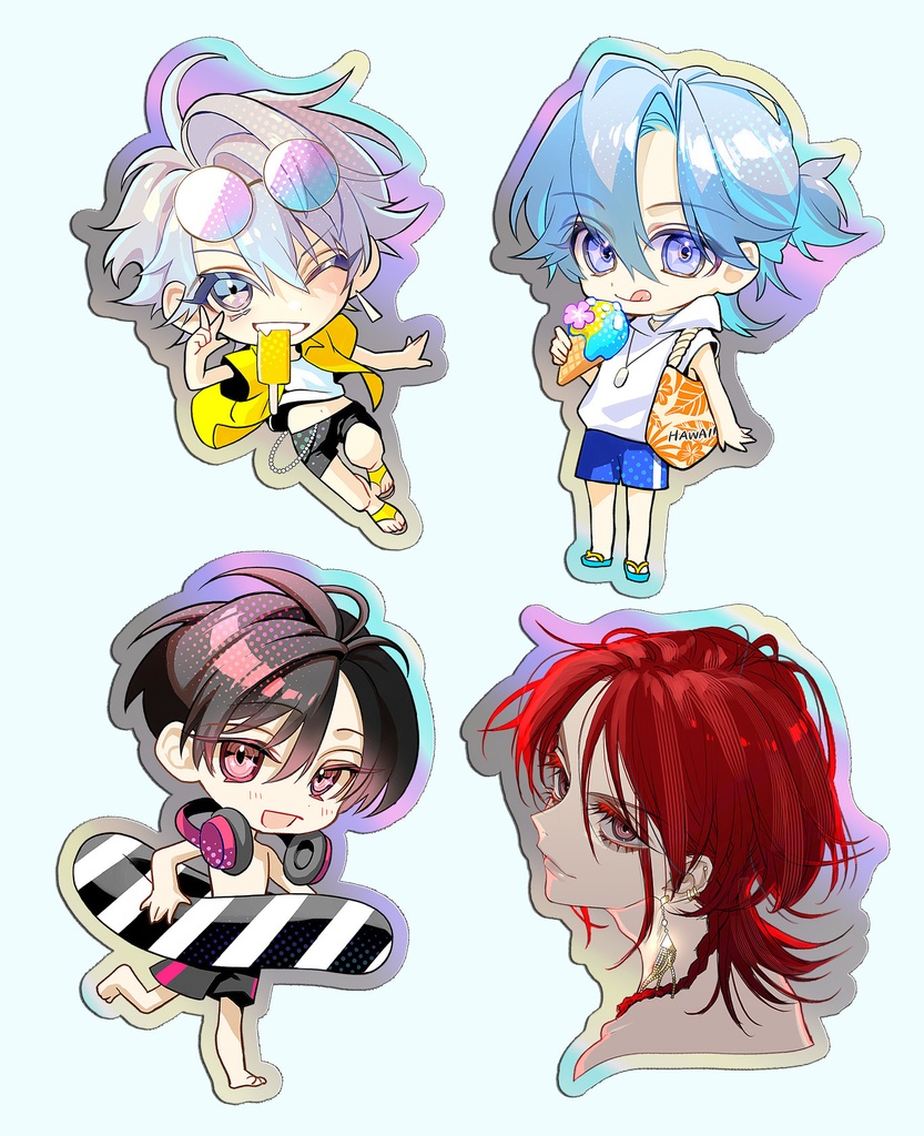 オーロラステッカー