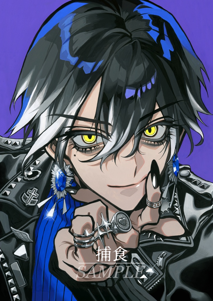 厚盛りニス&銀箔A5カード