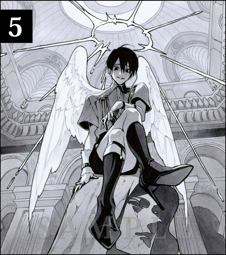 クリスマス色紙