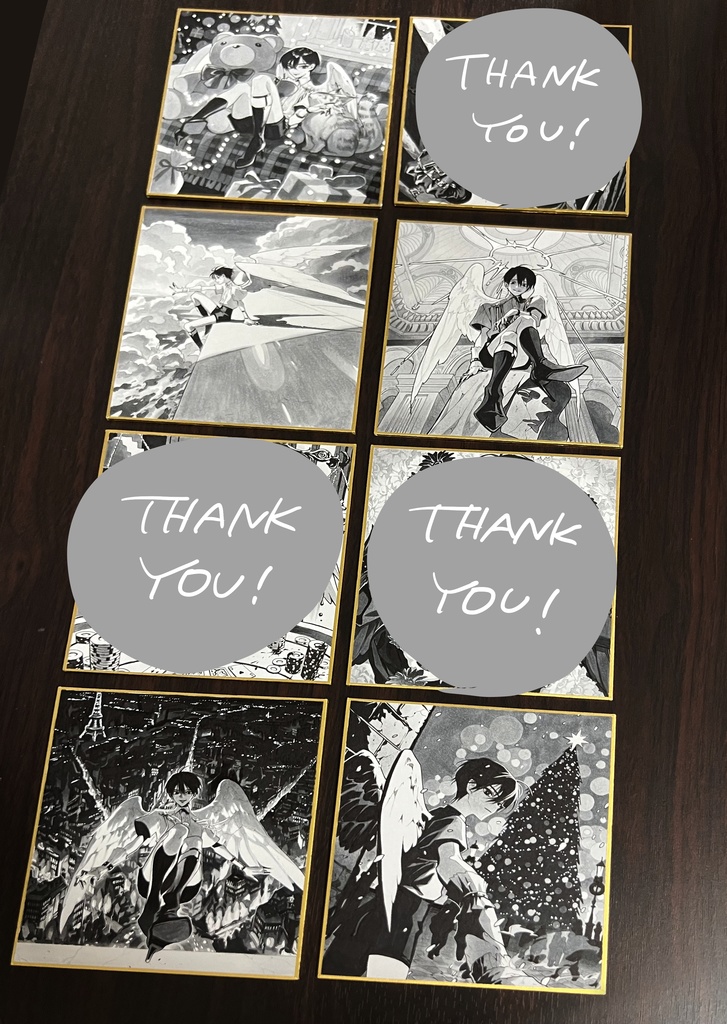 クリスマス色紙