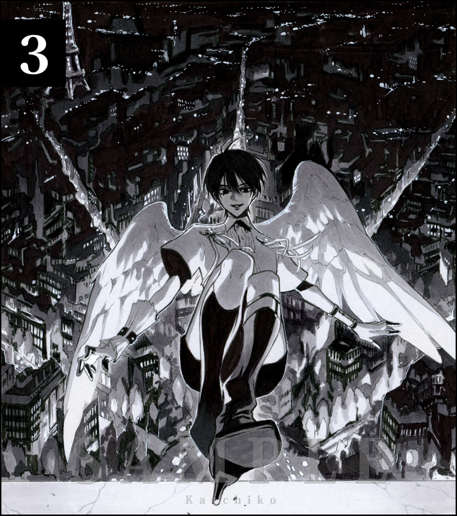 クリスマス色紙