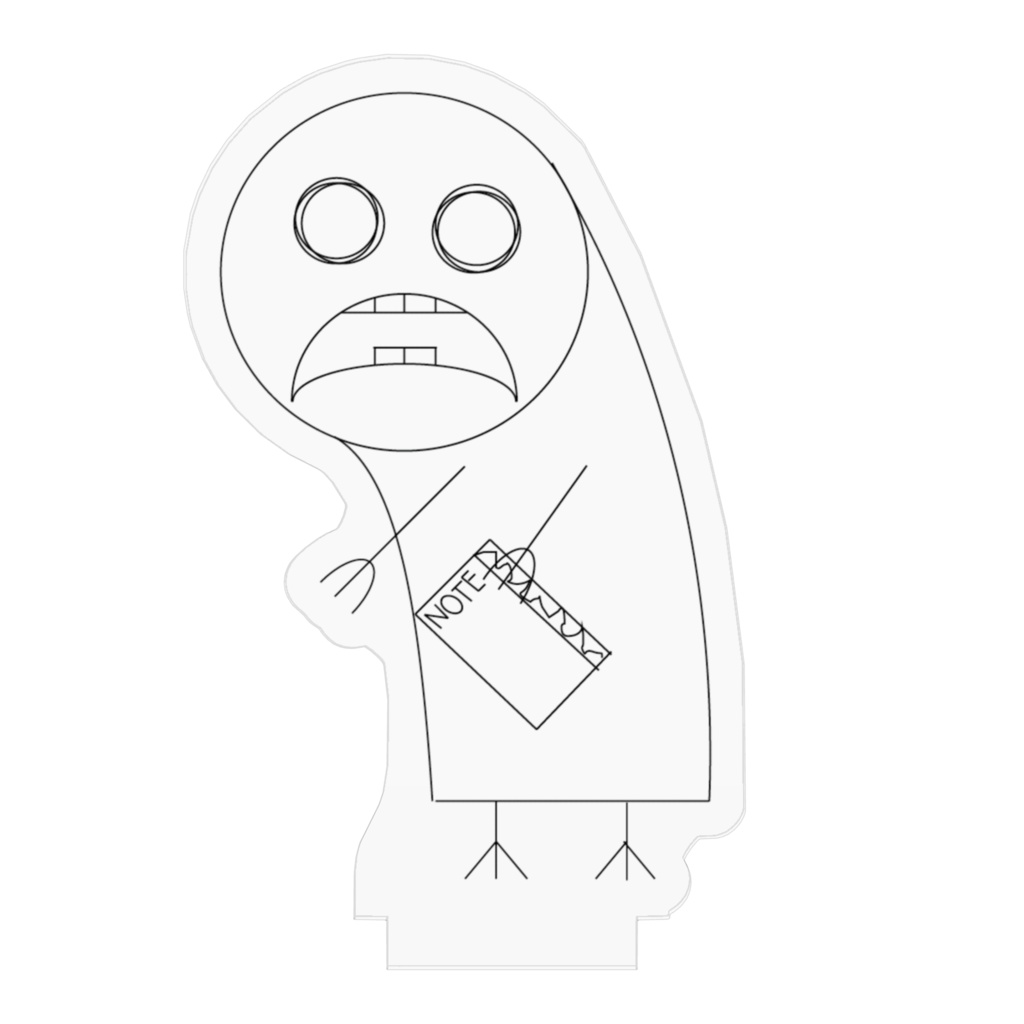 ちくわ部長のアクリルフィギュア