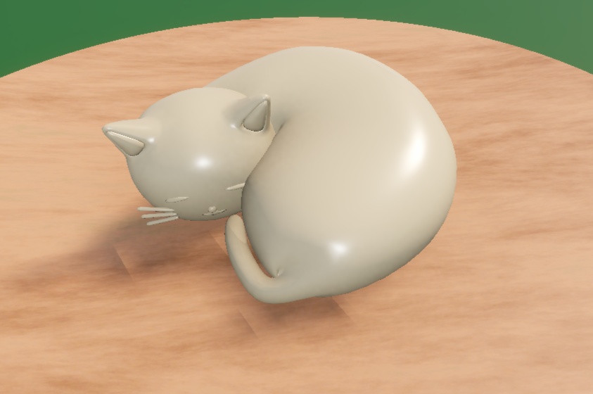 おいしそうな三色ネコ団子【3D】 VRChat向け