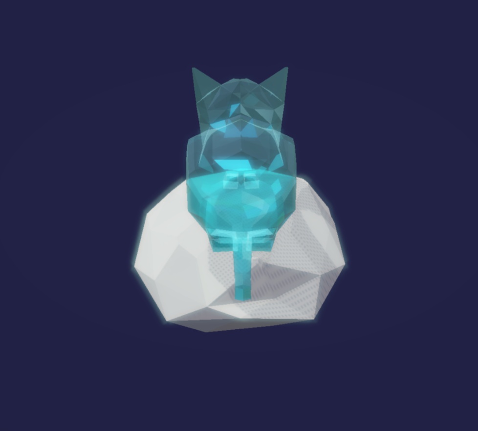※無料版有り クリスタル風なキャット (VRChat想定)