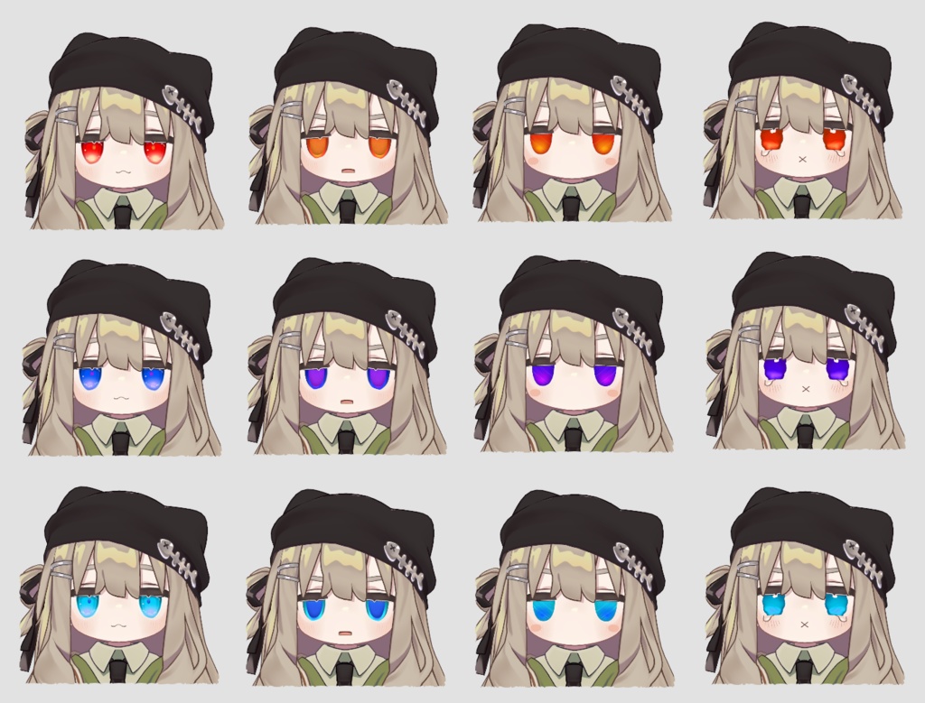 【キプフェル - Kipfel 専用 対応 アイテクスチャ】KipEye_SkyTexSet