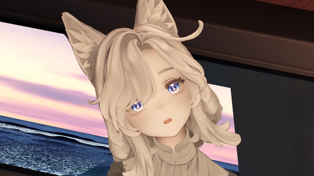 【きまぐれほぼ半額セール中】【13アバター対応】-蒼穹に浮かぶ-【EyeTexture】