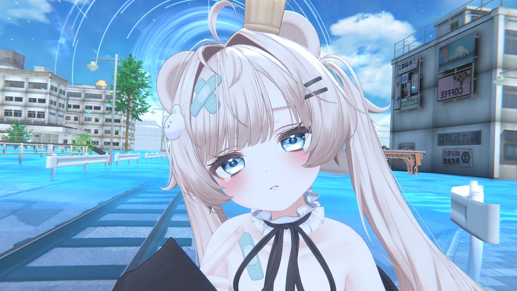 【きまぐれほぼ半額セール中】【13アバター対応】-蒼穹に浮かぶ-【EyeTexture】