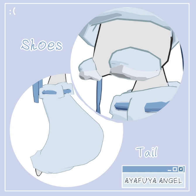 【発売記念セール!15%OFF】【ムルル専用衣装】あやふやえんじぇぅ【アイテクスチャ付き!】