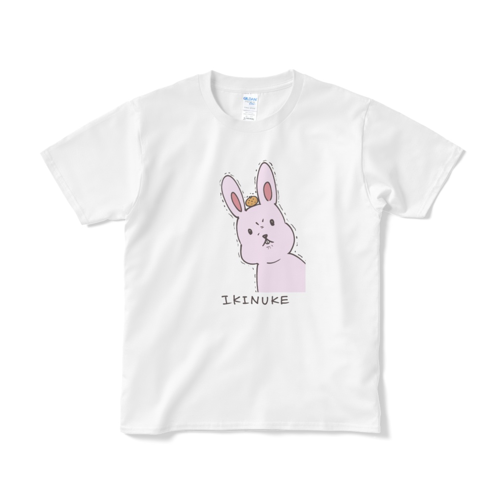 生き抜けうさぎTシャツ