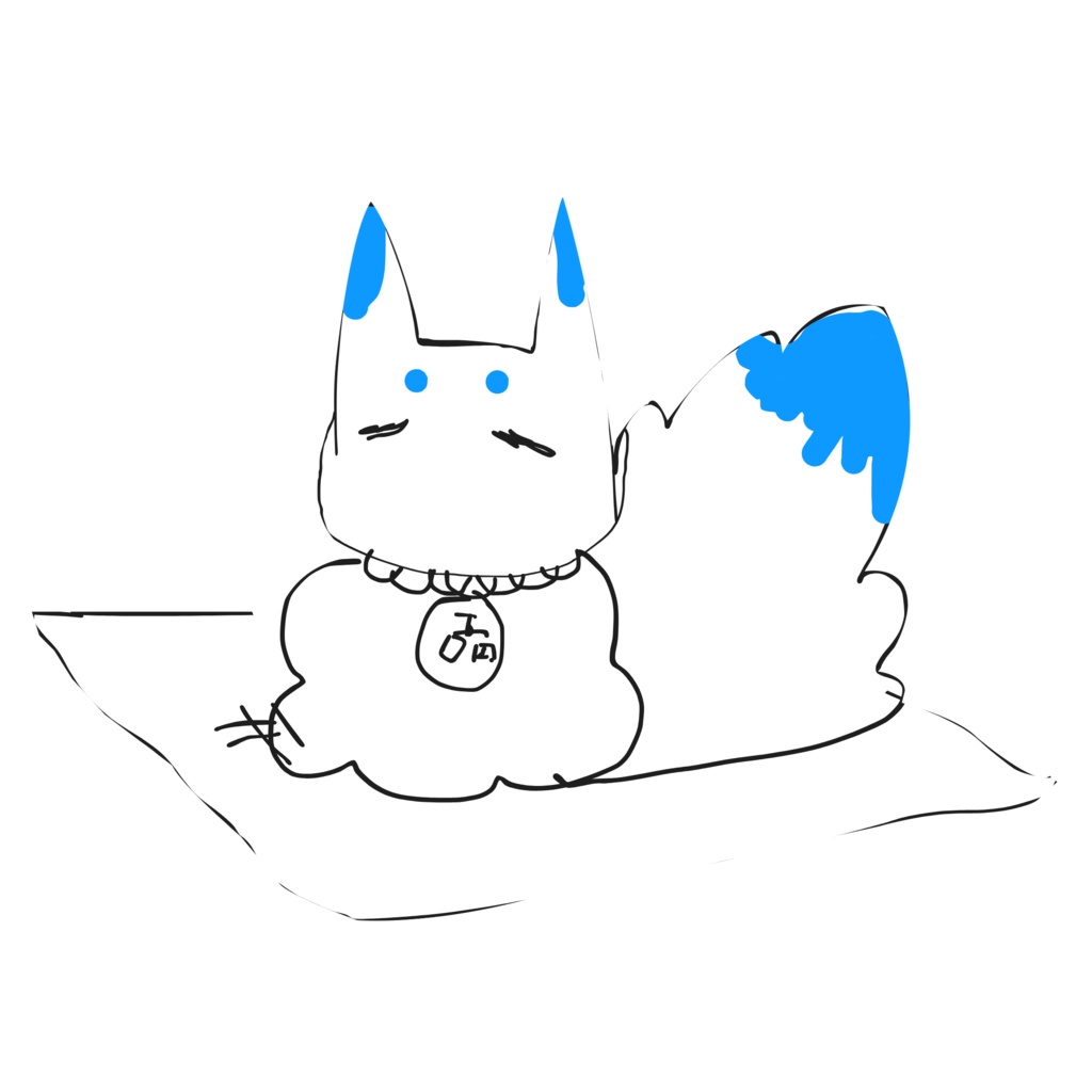 【リスナーキャラクター化企画】誕生日配信で製作した七海ナナメ渾身のイラスト