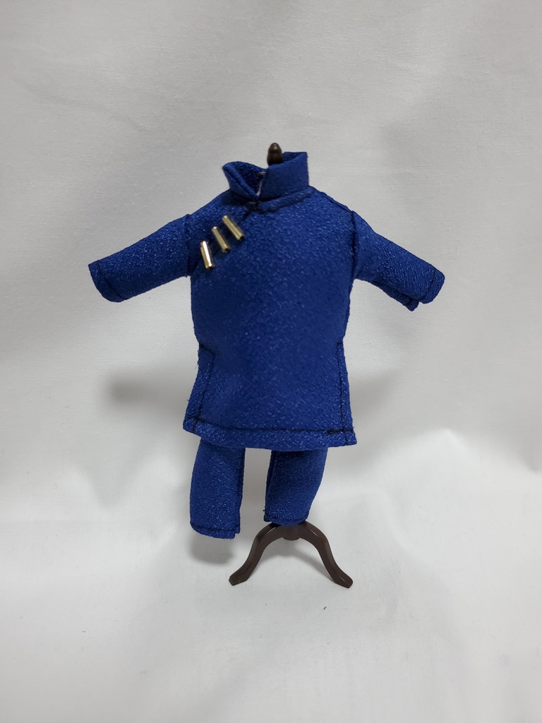 カンフー風服 ねんどろいどドール、オビツ11などに