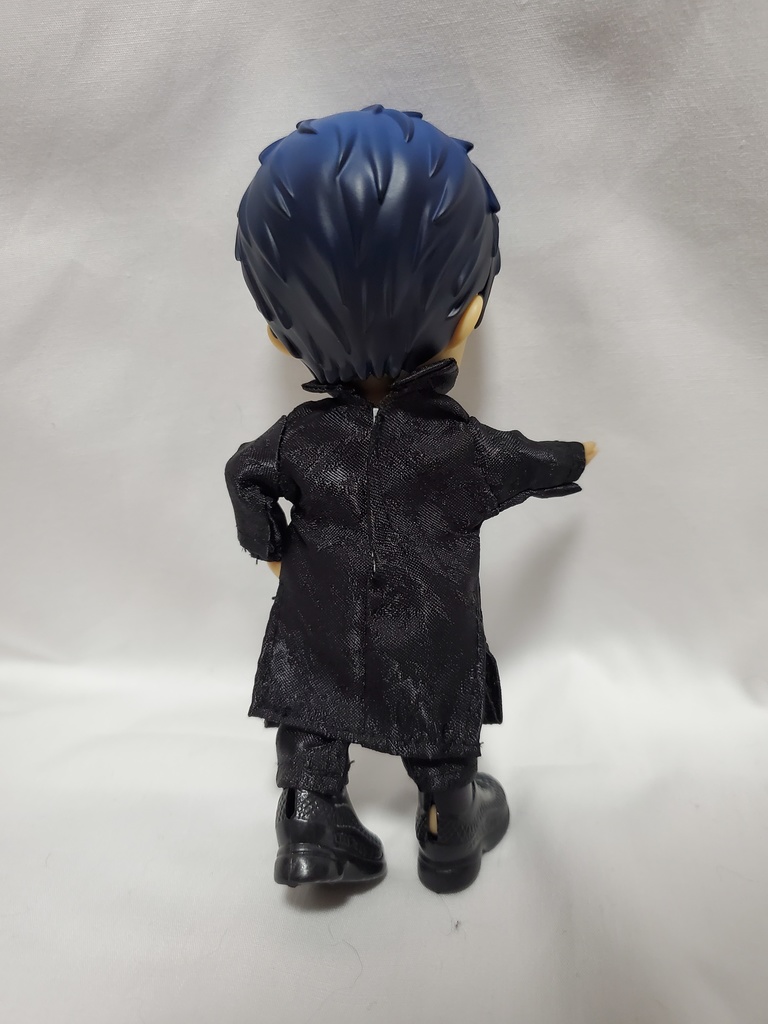 カンフー風服 黒×柄