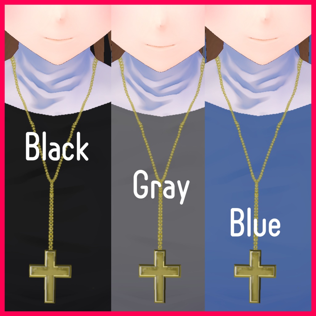 【VRoid用】修道服セット