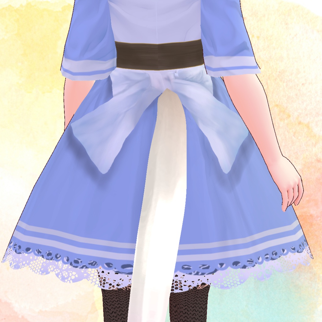 春色エプロンドレス【VRoid用衣装】