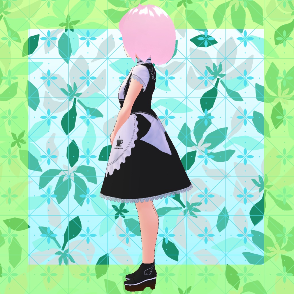 【VRoid用】純喫茶ひきこもり庵の給仕服
