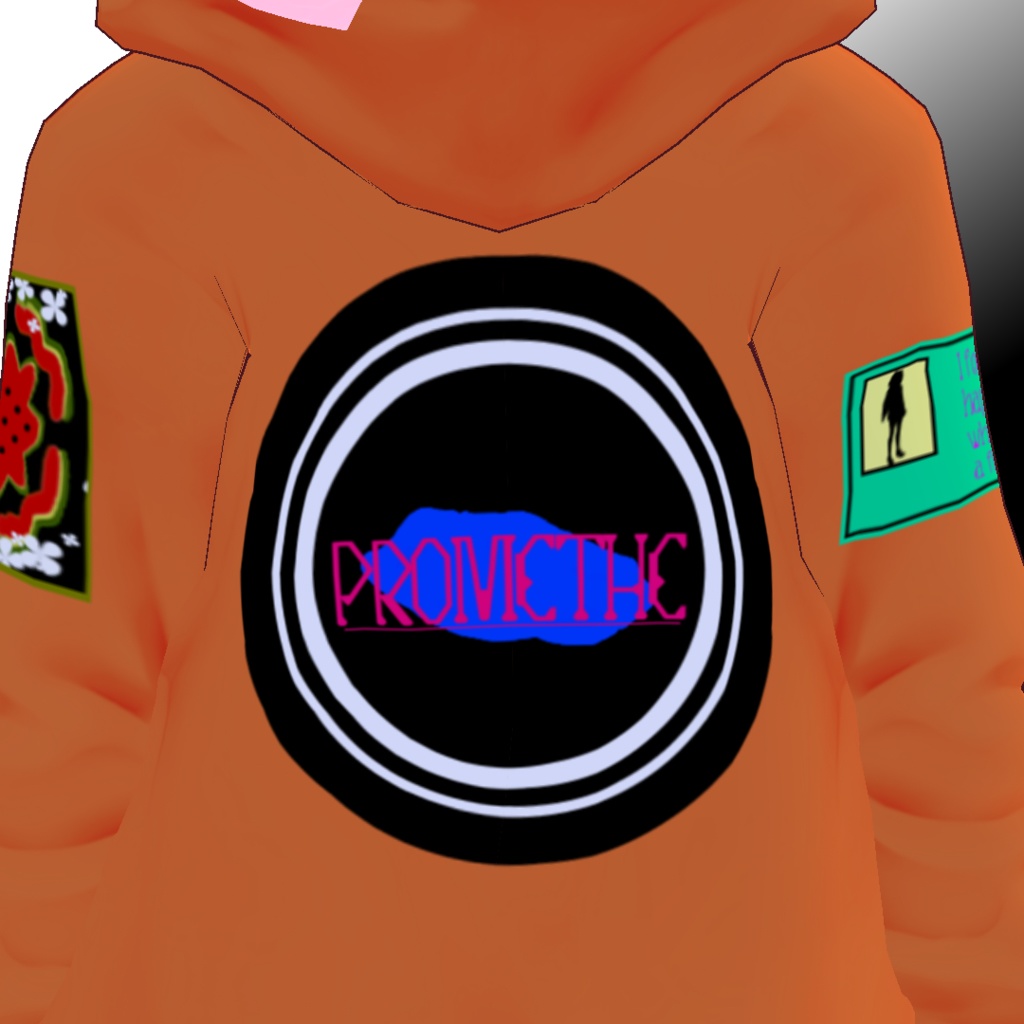 【VRoid用】宇宙パーカー -4color-