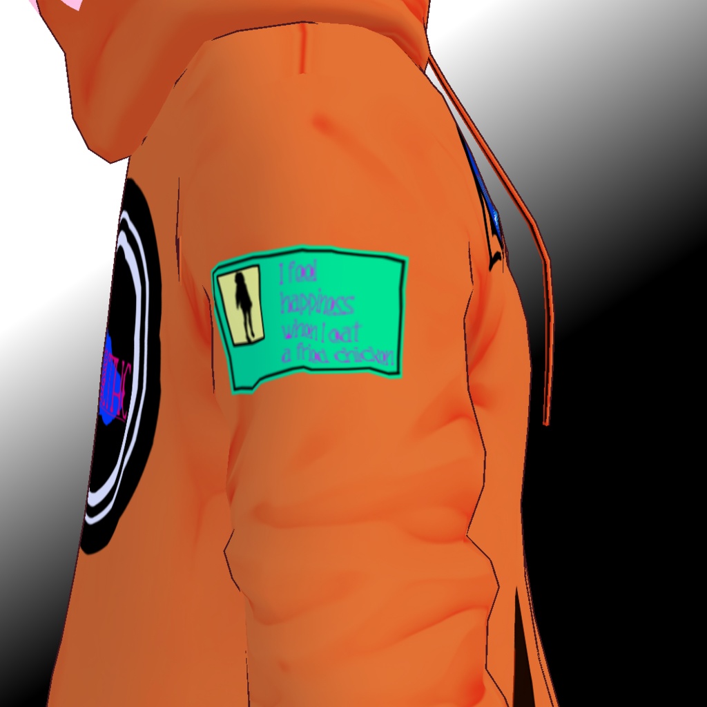 【VRoid用】宇宙パーカー -4color-