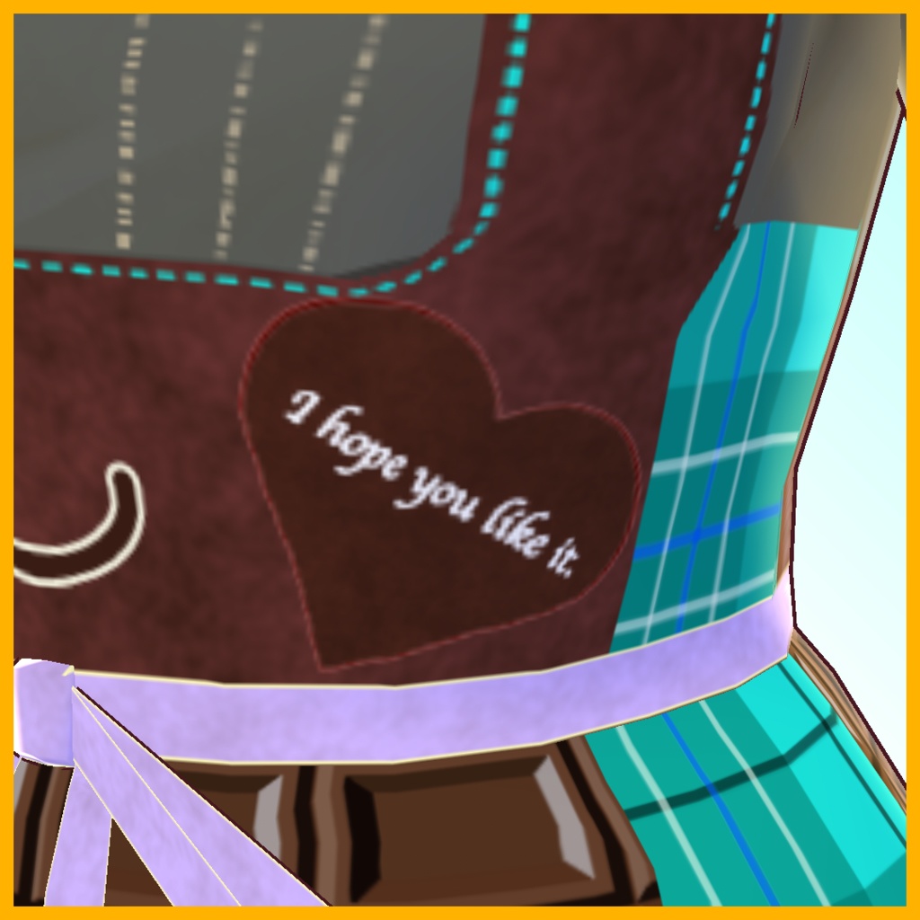 【VRoid用】お菓子なドレスセット【無料版あり】