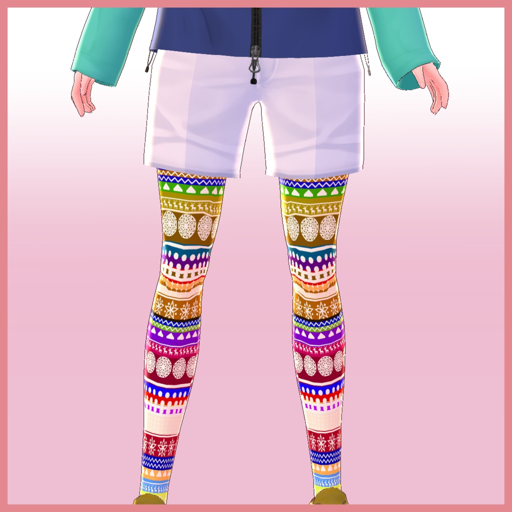 【VRoid用】マウンテンパーカーセット-5color-