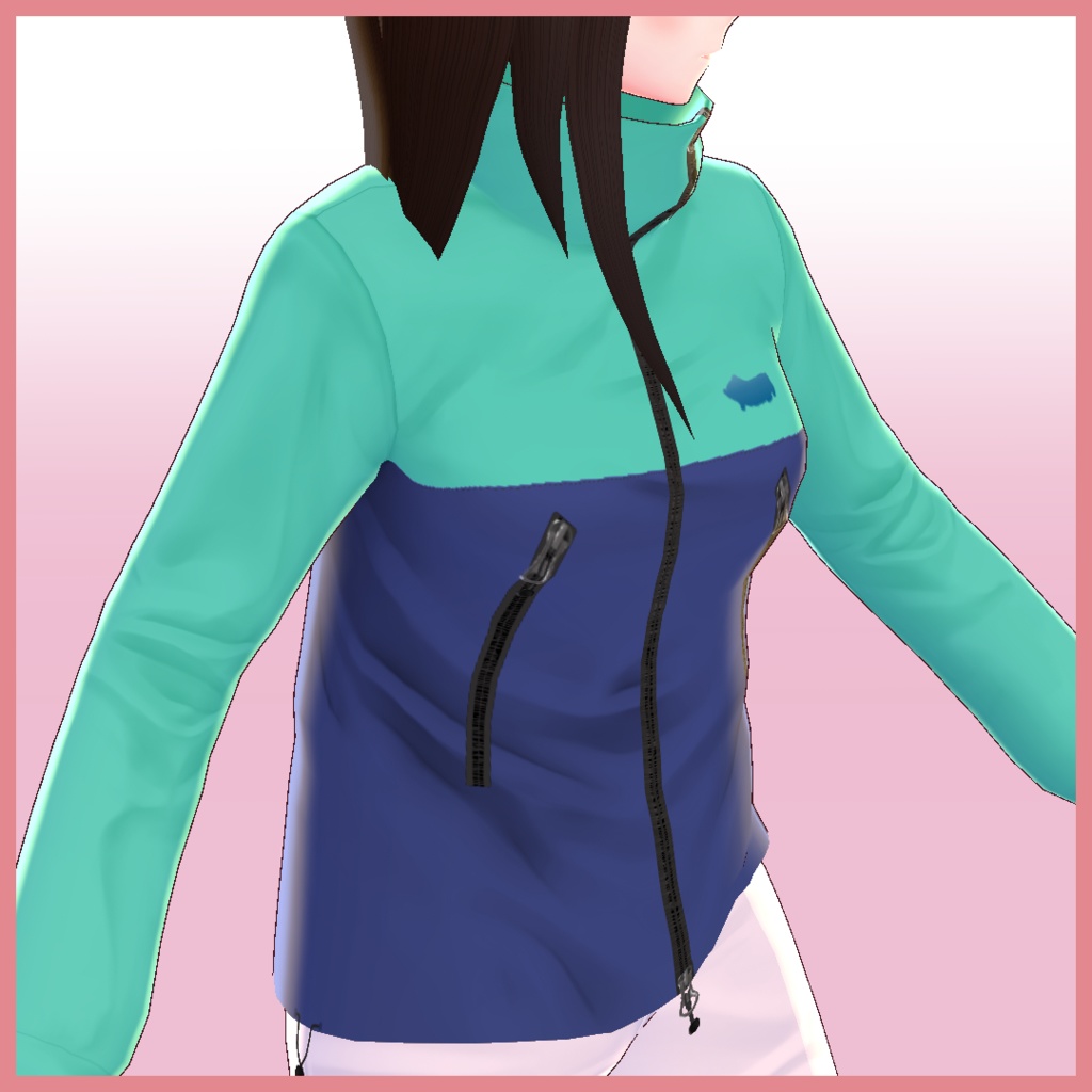 【VRoid用】マウンテンパーカーセット-5color-