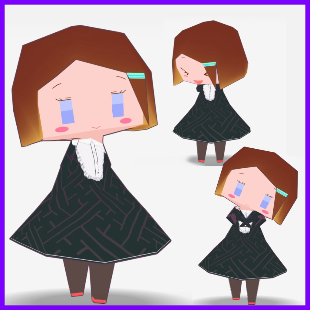 【オリジナル3Dモデル】アンテちゃん【無料】