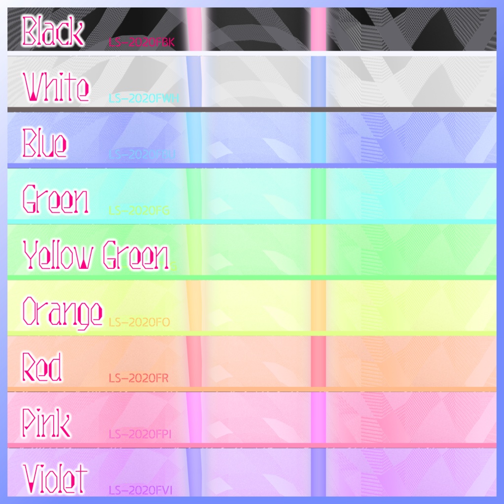 【VRoid用】ルミナスドレス LS-2020F