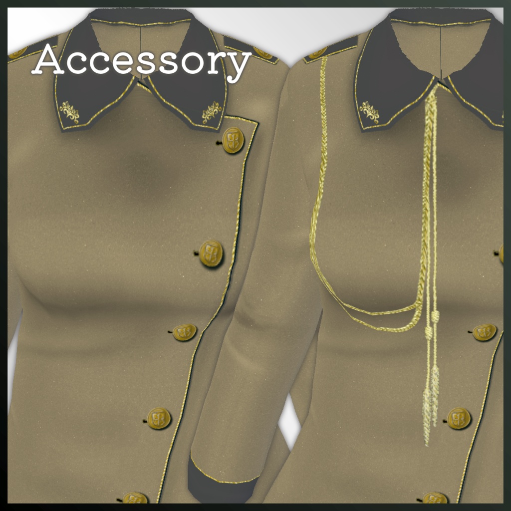【VRoid用】Military Style Uniforms