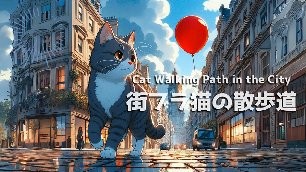【フリーBGM】街ブラ猫の散歩道