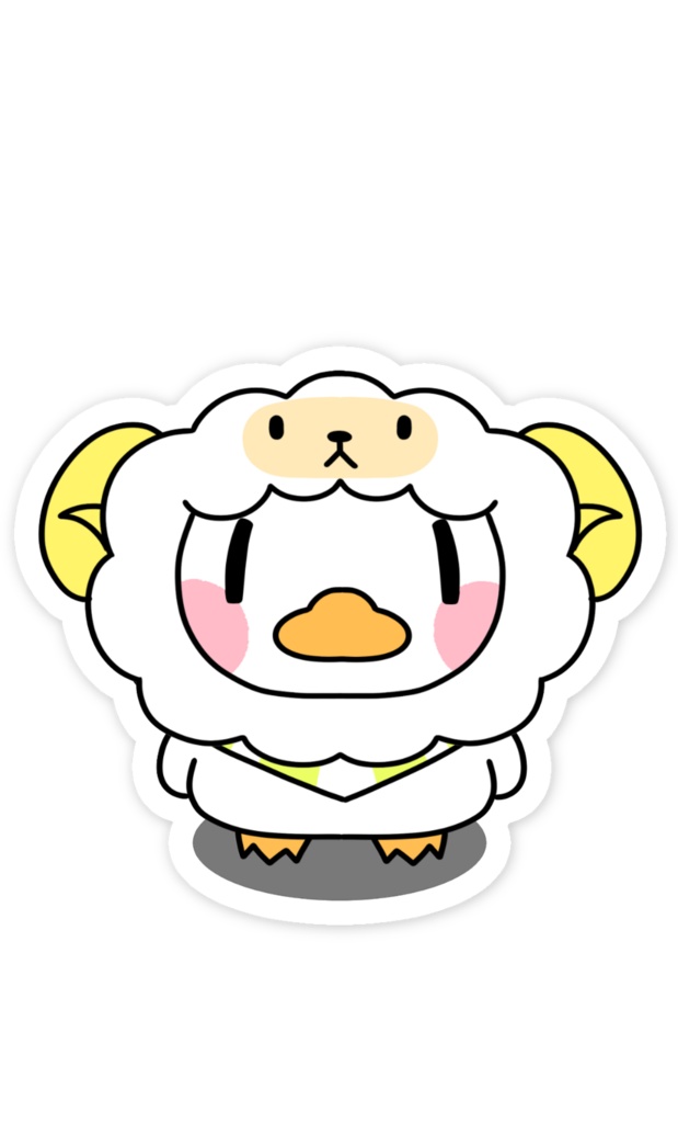 スバめいと わた友ステッカー