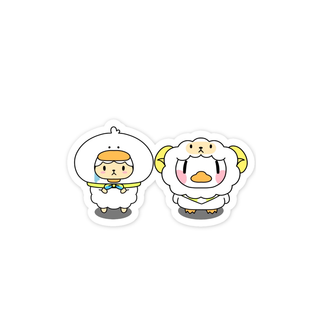 スバめいと わた友ステッカー