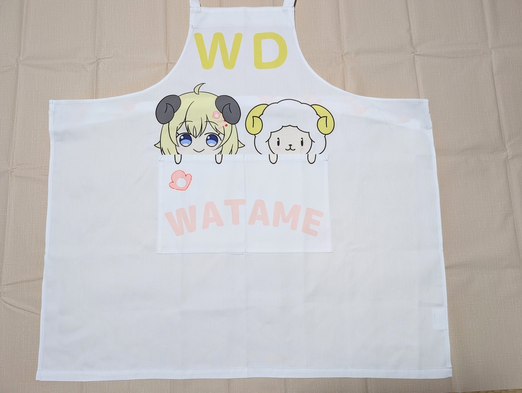 【ホロクル12th】わためちゃんキャラエプロン（訳あり品）