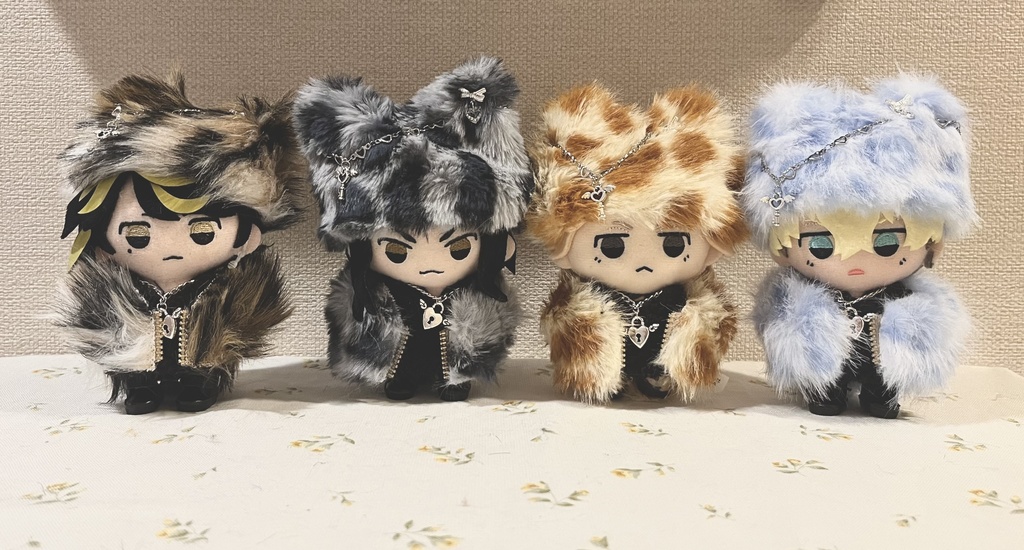 ぬい服　もこもこ猫セット