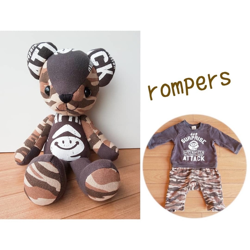 【型紙】リメイクベア型紙