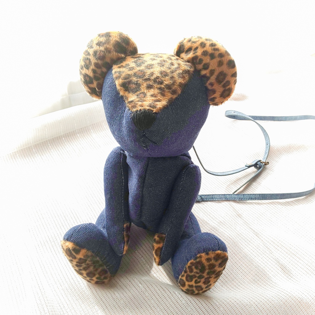 型紙レシピ 好きな布で作る テディベアバッグ くまの散歩道 Booth