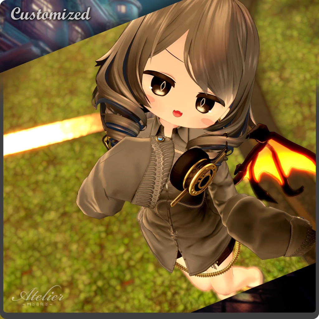 S.NAKED / VRChat向け3D衣装モデル【7アバター対応】