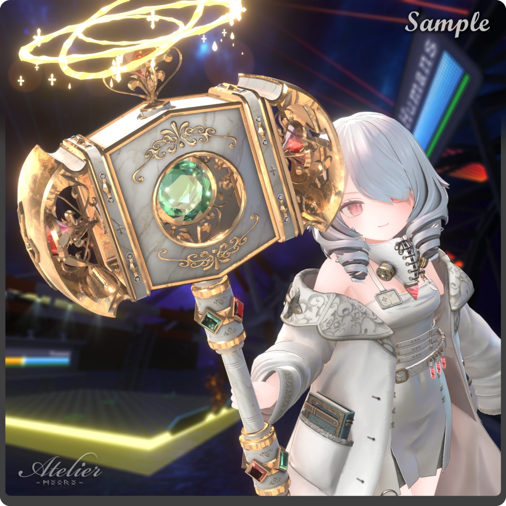 【期間限定SALE中!GIGASコラボレーションアイテム】HADES&EDEN HAMMER / VRChat向け3Dモデル