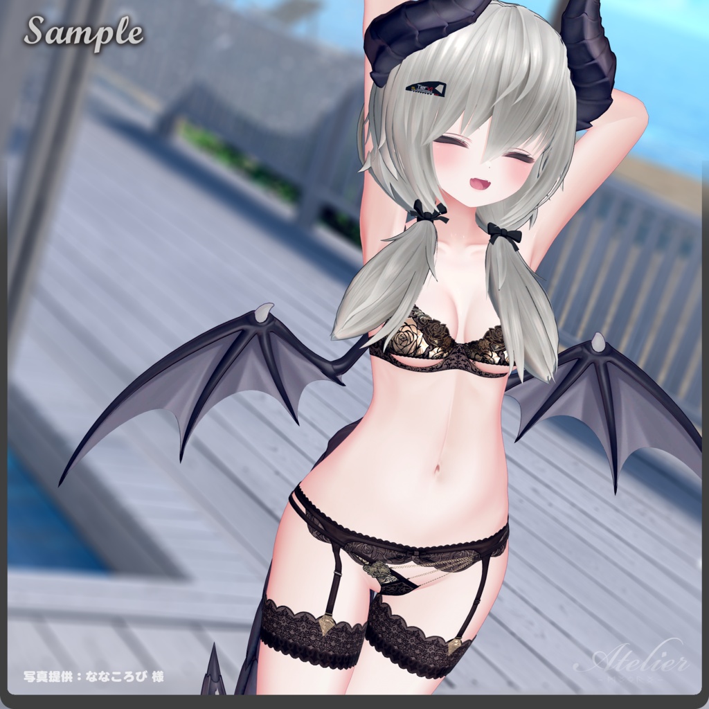 【期間限定セール中!】AtelierFoundation / VRChat向け3D衣装モデル【8アバター~対応】