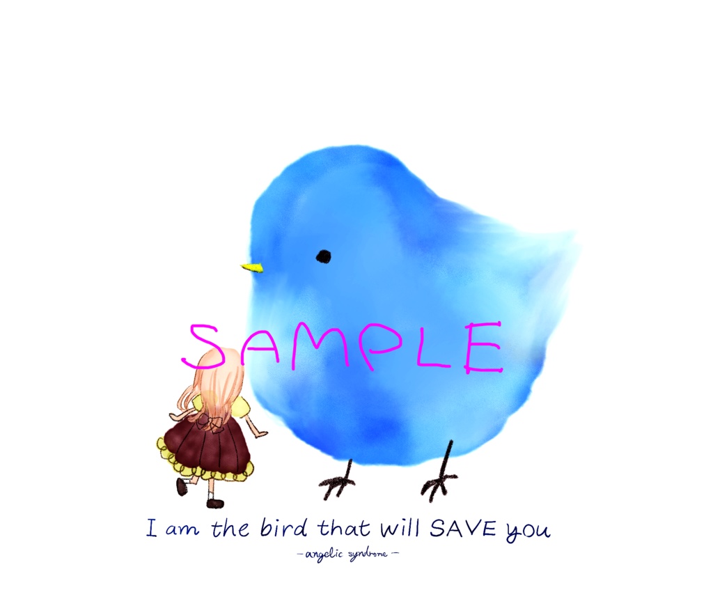 エンジェリックシンドロームTシャツ~青い鳥~