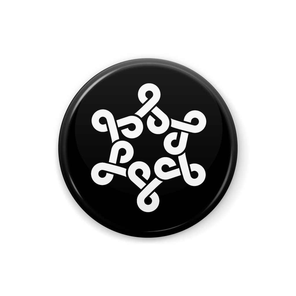 教団缶バッヂ(シンボル)闇