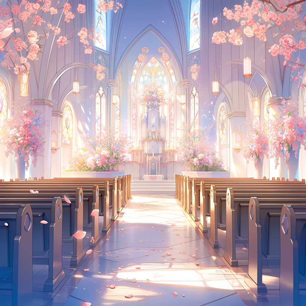ウェディング風背景画像