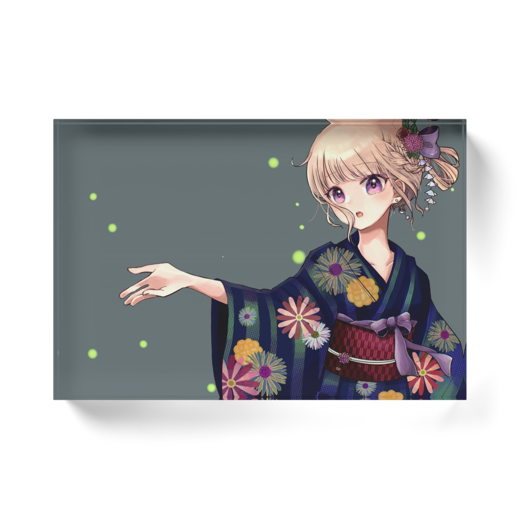 いかないで アクリルブロック(蛍)