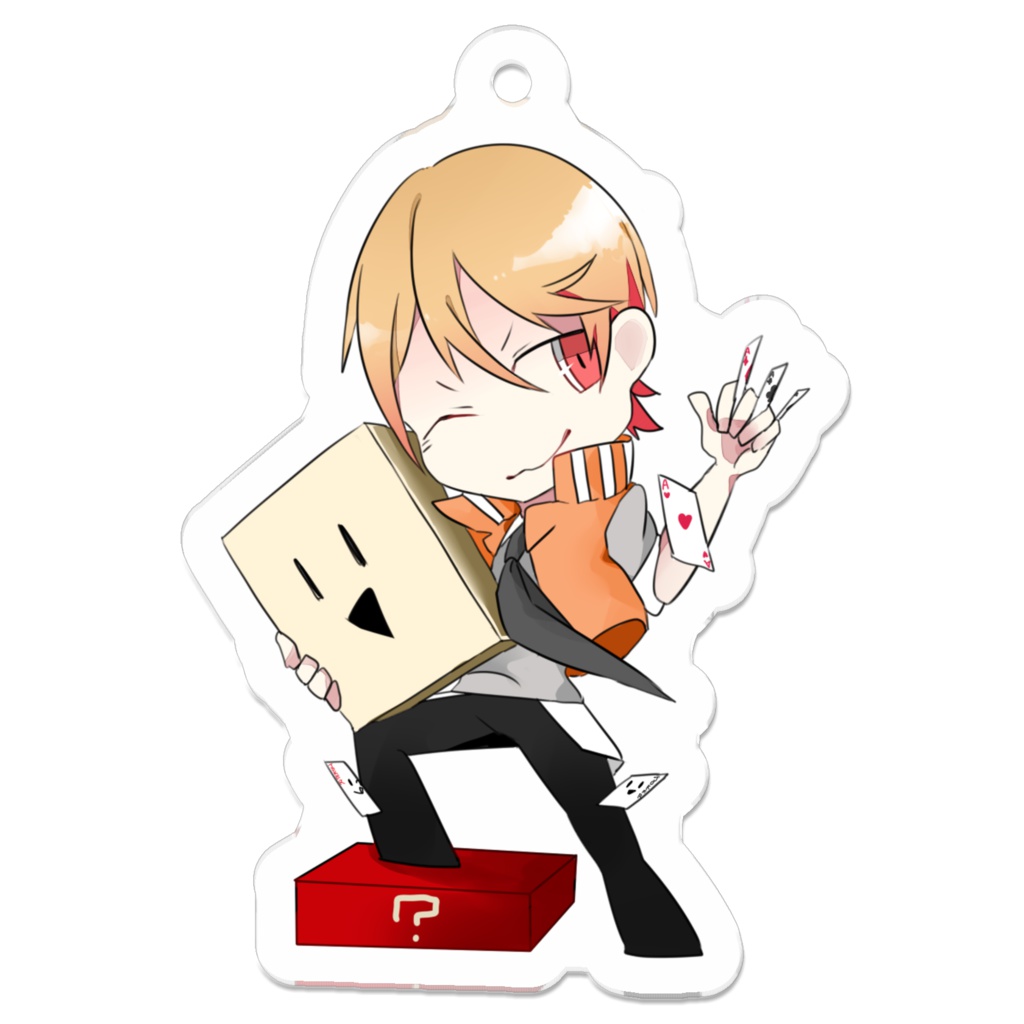 【創作】潤アクリルキーホルダー