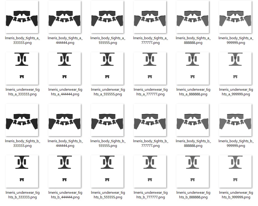 イメリス用タイツテクスチャ