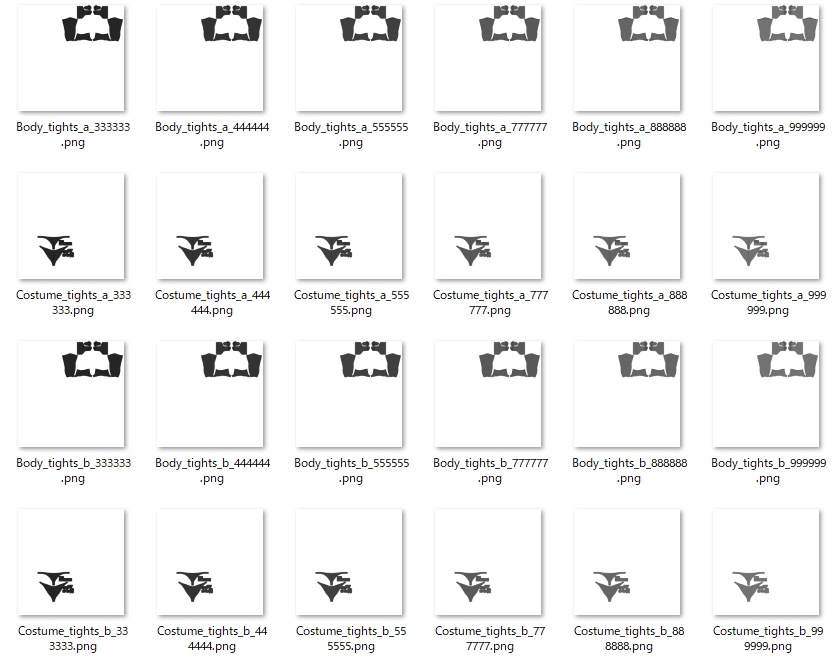 セフィラ用タイツテクスチャ