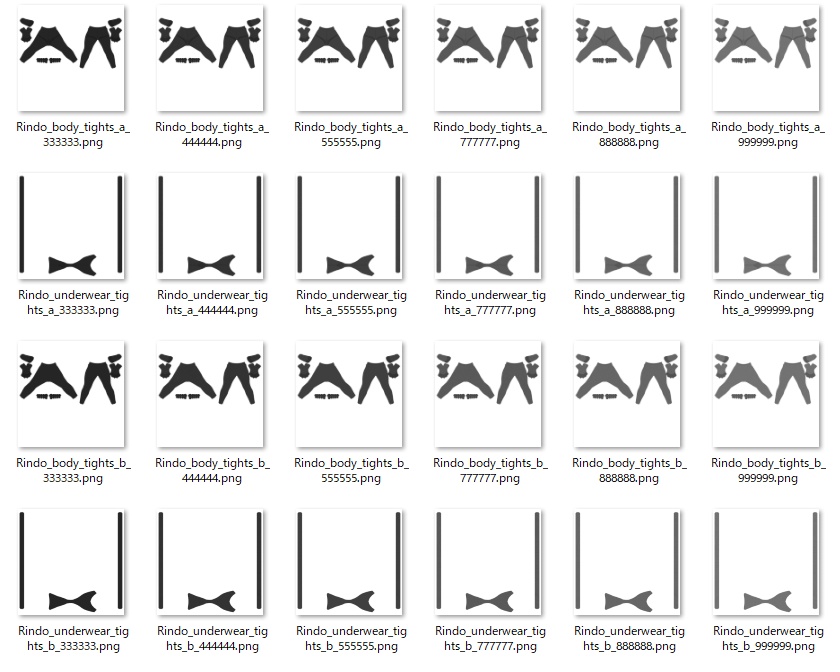 竜胆用タイツテクスチャ